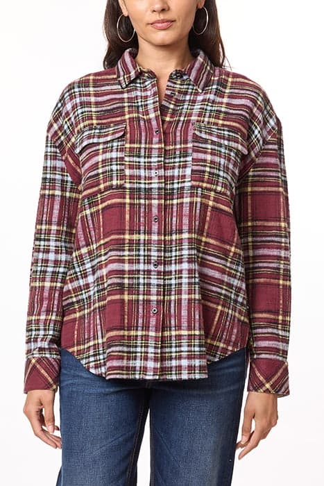 OVERSIZED SHIRT BURGUNDY by Scotch & Soda