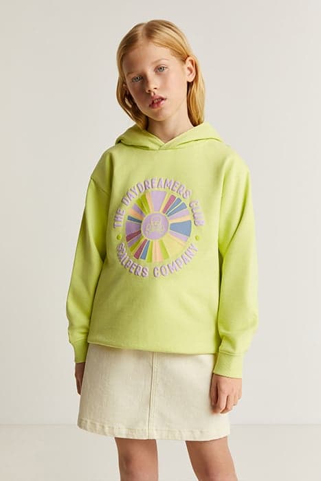 SOLE HOODIE SWEATER GIRLS LIME by Scalpers