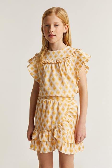 SOLEIL BLOUSE GIRLS YELLOW by Scalpers