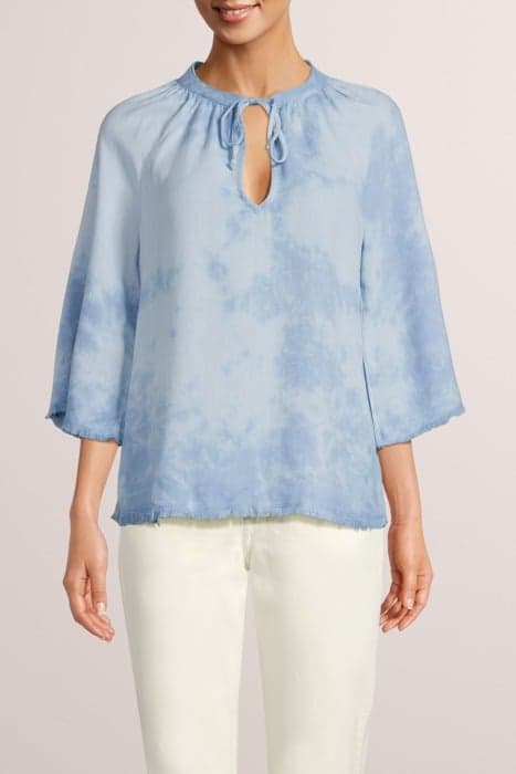 SHORT SLEEVE FLOWY RAGLAN PULLOVER SKY FAL BOMBA DYE by Bella Dahl