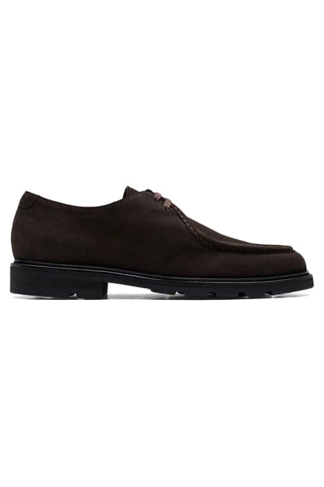 CRESSWELL SUEDE DARK BROWN by No Label