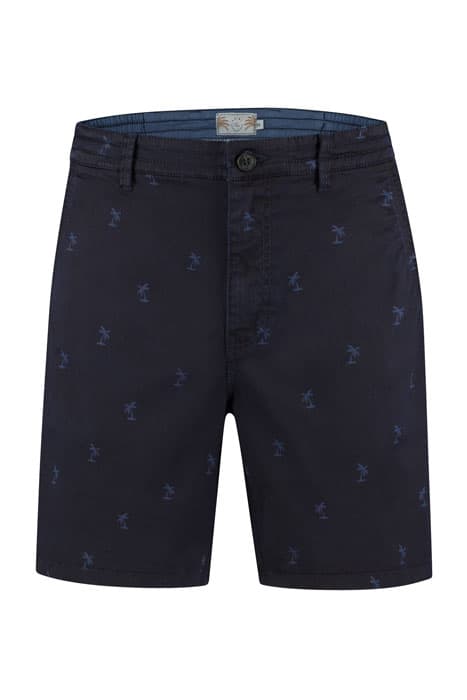 MEN STRETCH SHORT PALMTREE DARK NAVY by Shiwi