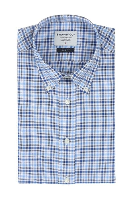 BUTTON DOWN SHIRT SLIM FIT RUIT ROYAL BLUE by Steppin' Out