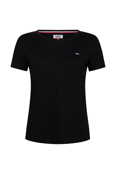 TJW SOFT JERSEY TEE Black by Tommy Hilfiger