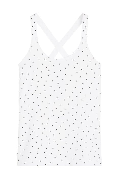 T-SHIRT SLEEVELESS PURE WHITE by Sandwich