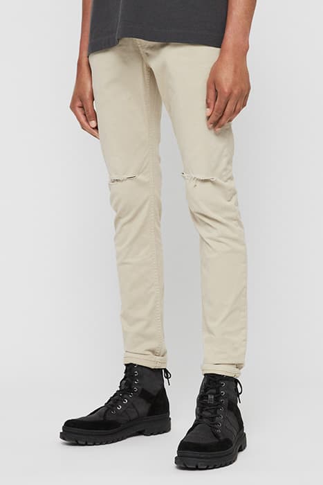 REX TWILL DAMAGED BARLEY TAUPE by AllSaints