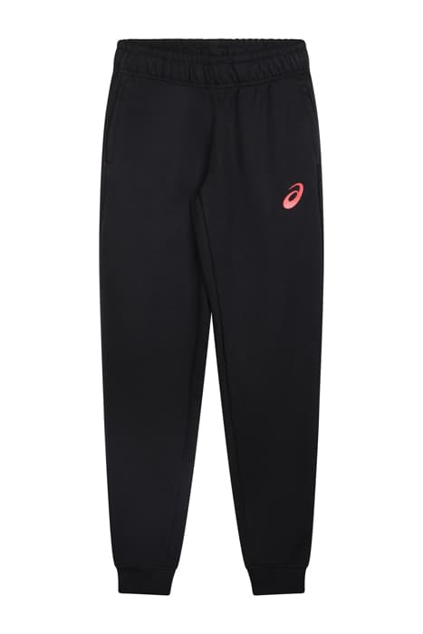 ASICS BIG LOGO SWEAT PANT PERFORMANCE BLACK/LASER PINK by ASICS