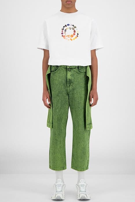 GREEN DENIM HOSNI PANTS by Daily Paper