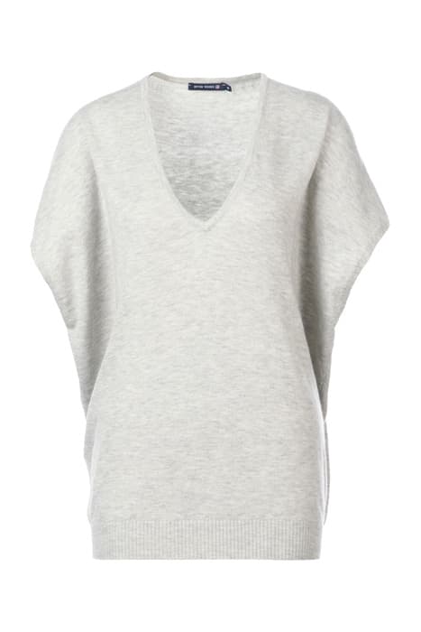 V-NECK PONCHO GREY by River Woods