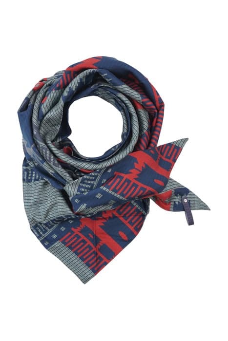 SILK TRIANGLE SCARF ST. TROPEZ AZTEC by Mucho Gusto