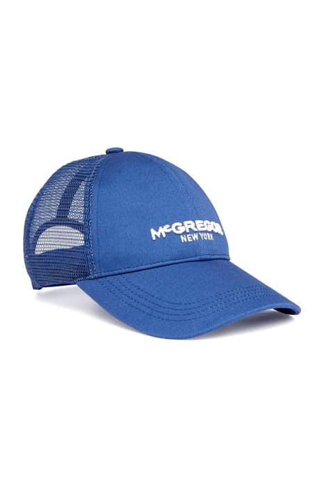 THE MCG TRUCKER CAP BRIGHT BLUE by McGregor