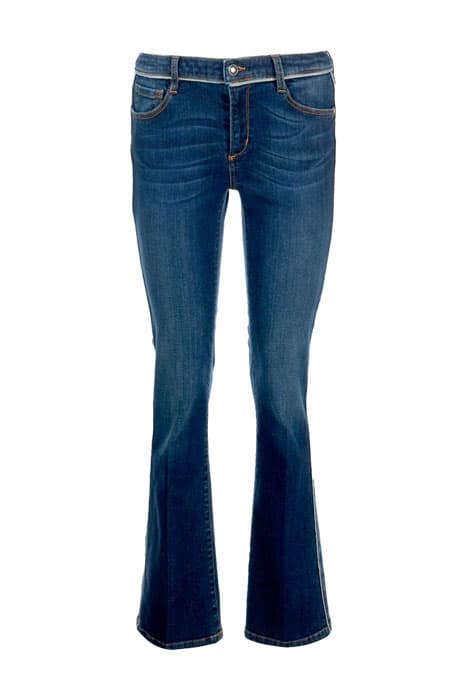 5-POCKET JEANS WIDE PIPE CONTR BLUE by River Woods