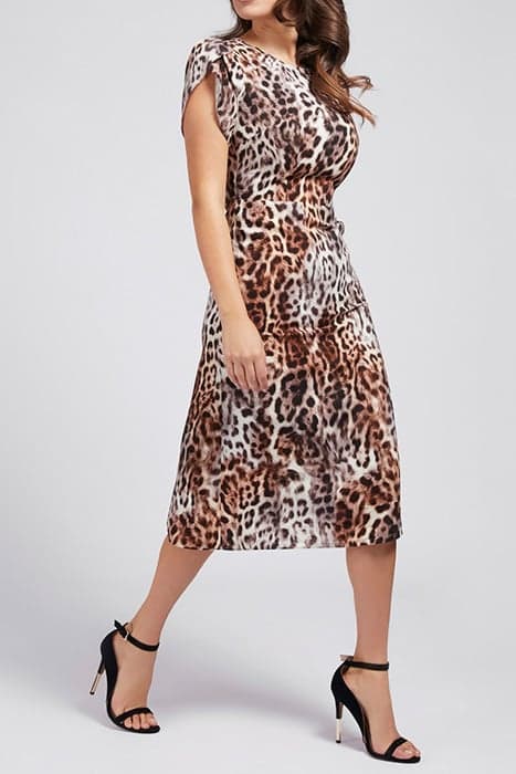 JEENA PRINTED DRESS NEW LEOPARD NEW LEOPARD by Marciano by Guess