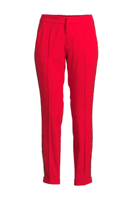 WOVEN REGULAR STRETCH PANTS ORANGE RED by Alix The Label