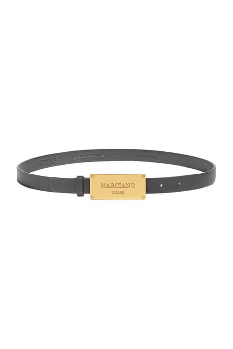 NAPPA LEATHER BELT JET BLACK A996 JET BLACK A996 by Marciano by Guess