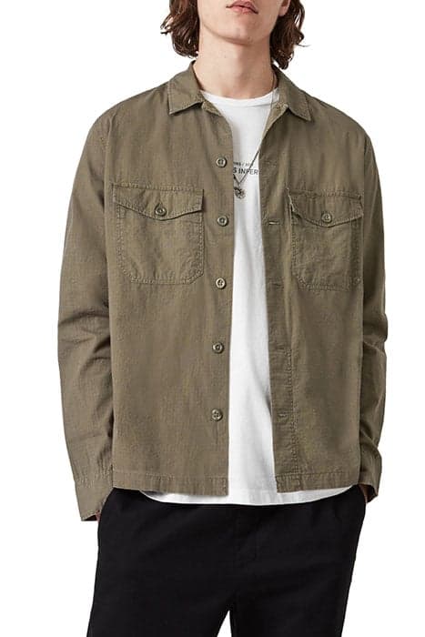 CADRE LS SHIRT FOREST BROWN by AllSaints