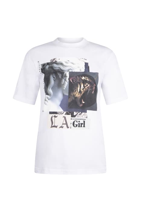 LA GIRL RELAXED FIT T-SHIRT 1 0 WHITE WHITE by Marcell von Berlin