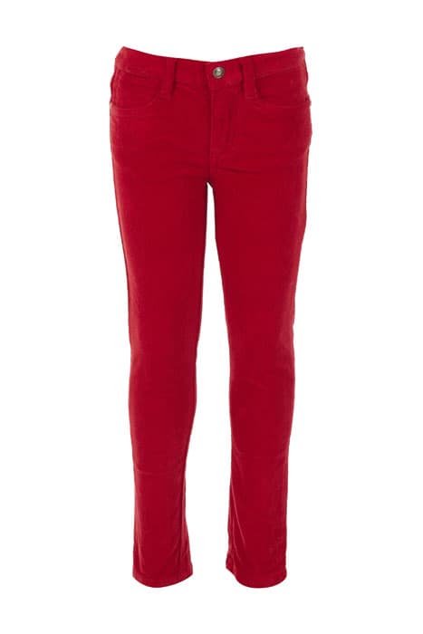 CORDUROY 5 POCKET PANTS RED by River Woods