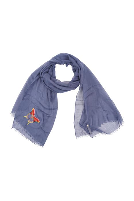 OBLONG SCARF D BLEU BUTTERFLY by Mucho Gusto