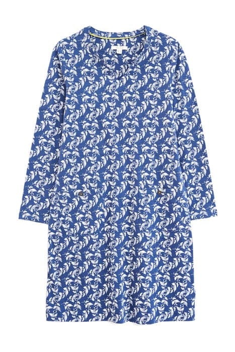 BEA FAIRTRADE DRESS BLUE MLT by White Stuff