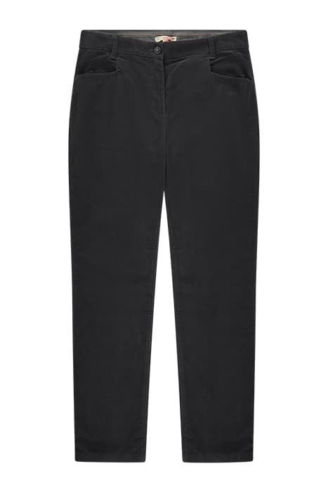 SIENNA STRETCH VELVET TROUSER DK GREY by White Stuff