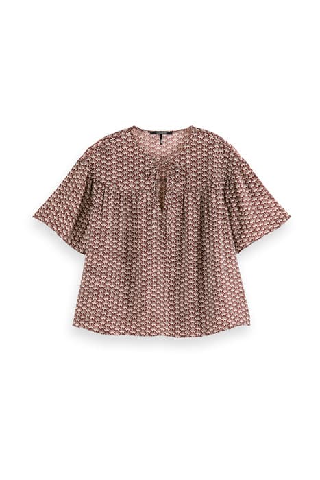 DRAPEY SHORT SLEEVE TOP COMBO C by Scotch & Soda