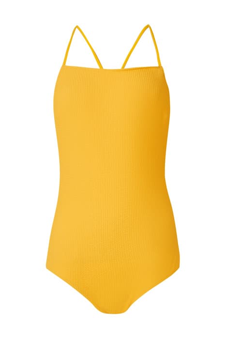 CORE CONVERTIBLE STRAP SWIMSUIT ORANGE by French Connection