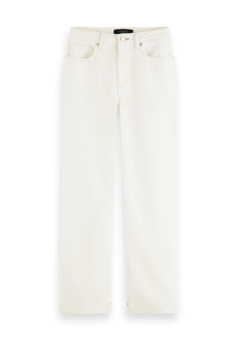 HIGH RISE TAILORED STRAIGHT LEG - SUMMER WHITE SUMMER WHITE by Scotch & Soda