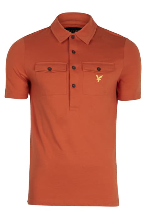 TWO POCKET POLO SHIRT SUNSET by Lyle & Scott