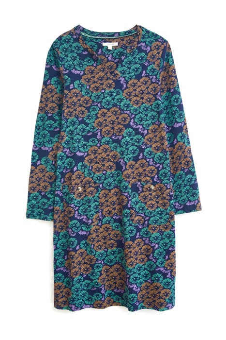 BEA FAIRTRADE DRESS TEAL MLT by White Stuff