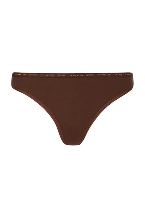 THONG 2PK UMBER/UMBER by Calvin Klein