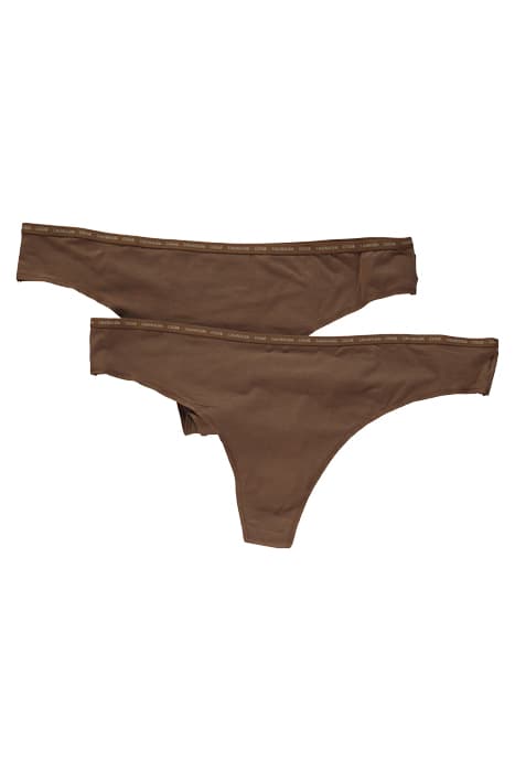 THONG 2PK (FF) SPRUCE/SPRUCE by Calvin Klein