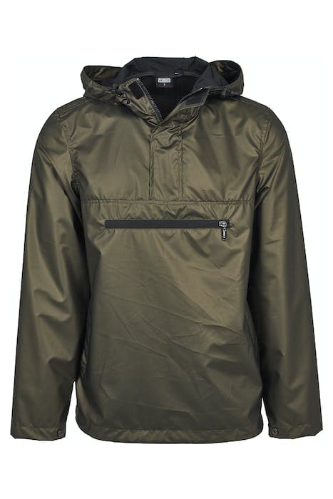 LIGHT PULL OVER JACKET OLIVE by Urban Classics