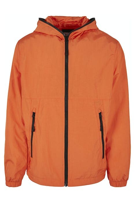 FULL ZIP NYLON CREPE JACKET MANDARIN by Urban Classics