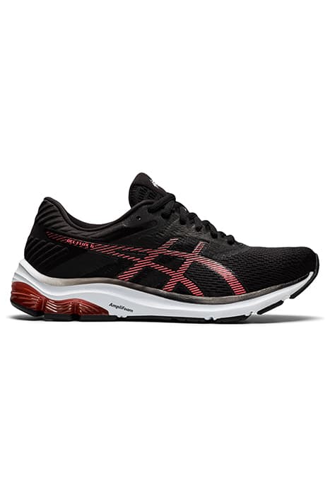 GEL-FLUX 6 BLACK/BLAZING CORAL by ASICS