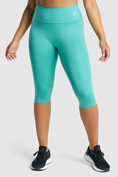 GYMSHARK TRAINING CROPPED LEGGINGS - TEAL by Gymshark