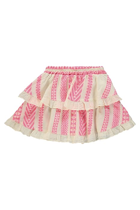 SKIRT MULAN NEON PINK OFF WHITE by Devotion Twins