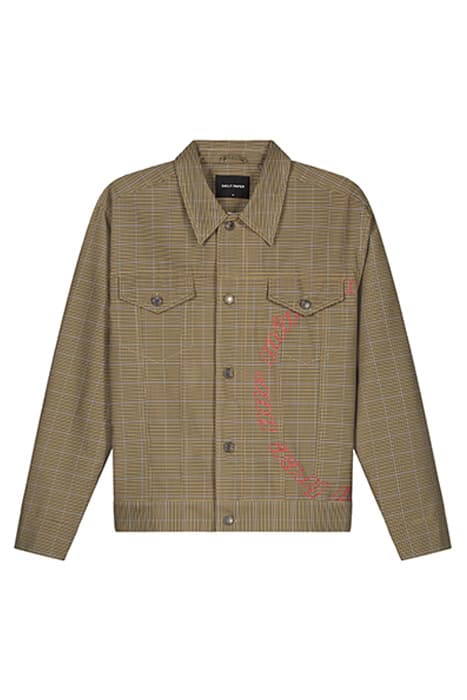 SAND CHECKED KARDY JACKET by Daily Paper