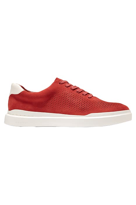 GRANDPRØ RALLY LASER CUT SNEAKER CINNABAR/PRISTINE by Cole Haan