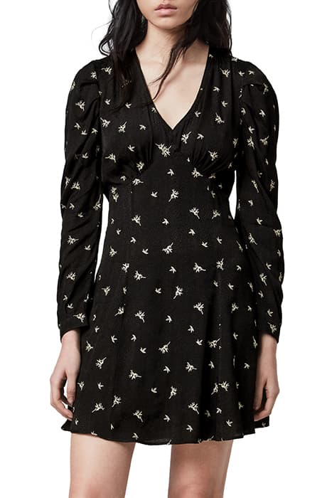 ROSI BAMBOO DRESS BLACK by AllSaints