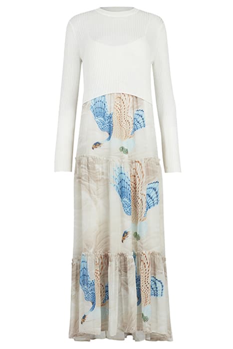 TILLY SWOOP DRESS ECRU WHITE by AllSaints