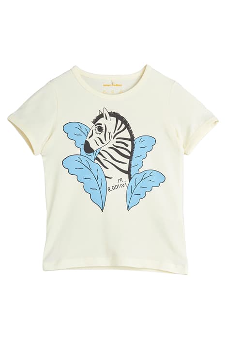 ZEBRA SP SS TEE OFFWHITE by Mini Rodini