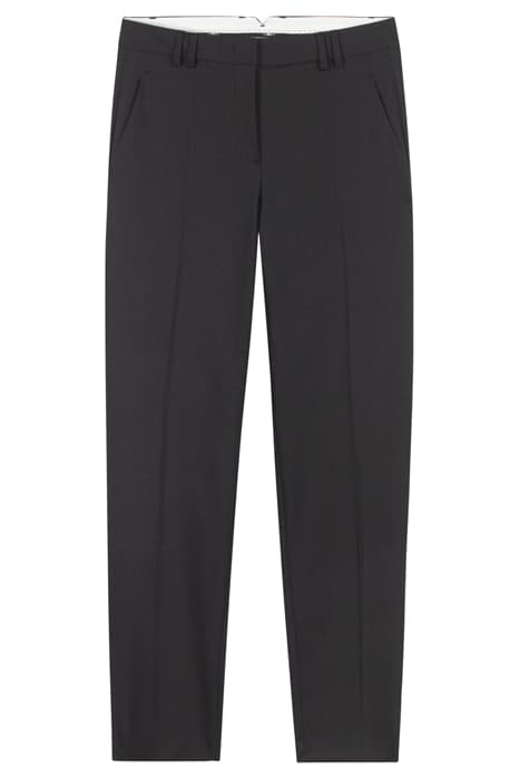 GARBARDINE TROUSERS DARK ANTHRACITE by Luisa Cerano