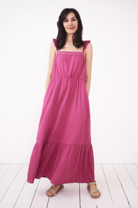 MIA MAXI DRESS MID PINK by White Stuff