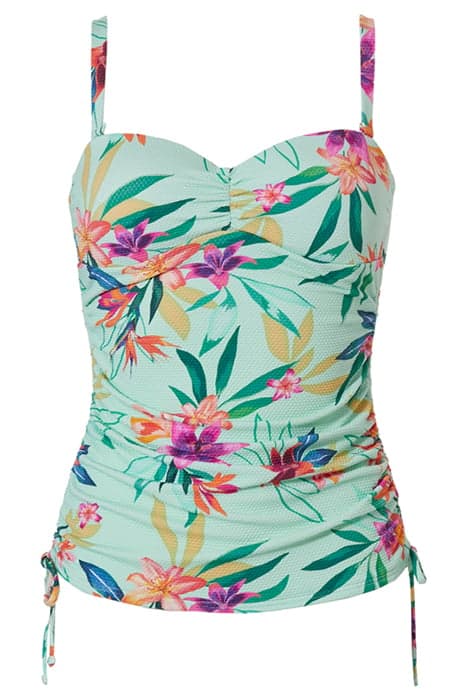 SW TANKINI WF TSHIRT BANDEAU YASMINE TR FLOWERS PRINT by Livera