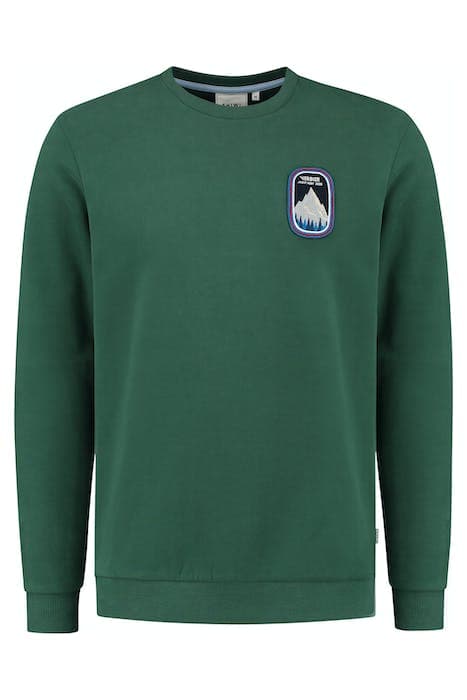 MEN VERBIER SWEATER COOL PINE GREEN by Shiwi