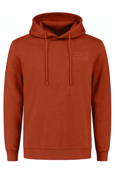 UNISEX FLIGHT PLAN HOODIE COGNAC by Shiwi