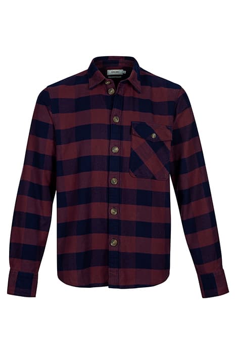 MEN OVERSHIRT BRAD MAROON RED by Shiwi