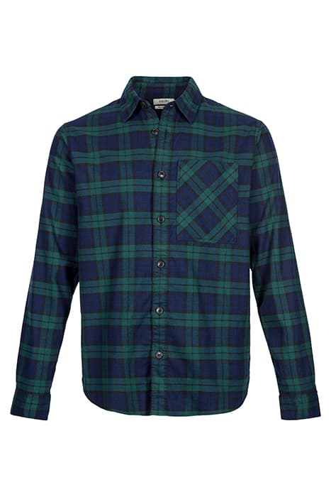 MEN CHECK SHIRT LUKE DARK NAVY by Shiwi