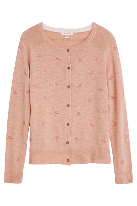 LULU EMBROIDERED CARDI LGT PINK by White Stuff